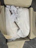 百麗【增高6cm】張凌赫同款小白鞋男25秋新加絨板鞋D5R20CM5 【張凌赫同款】米白/黑 39 (245mm) 曬單實(shí)拍圖