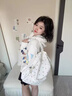 QUEEN TRIP小清新印花書包女高中大學(xué)生學(xué)院風(fēng)森系少女雙肩包原宿旅行背包女 碎花書包 曬單實(shí)拍圖