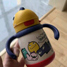 babycare兒童保溫杯嬰兒寶寶學(xué)飲杯吸管水杯水壺霸王龍不銹鋼保溫杯300ml 曬單實(shí)拍圖