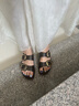 BIRKENSTOCK勃肯德國(guó)進(jìn)口大扣女款牛皮革漆皮亮面Arizona雙扣拖鞋 黑色窄版1021476 39 曬單實(shí)拍圖