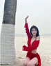 麓格立比基尼泳衣女2025新款性感分體四件套純欲三點(diǎn)式披肩沙灘溫泉度假 紅色比基尼+頭花L【45-55kg】 曬單實(shí)拍圖