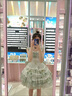 馨瑞緣洛麗塔白綠蝴蝶夏日感超仙禮服小清新公主少女生日短 Lolit 蝴蝶+拖尾+飛機(jī)盒 M 均碼 曬單實(shí)拍圖