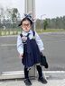 可英 GOWINBABY女童學(xué)院風(fēng)連衣裙時(shí)尚朱迪兔子警官衣服兒童jk套裝裙夏季新款裙子 藍(lán)色秋季套裝（加領(lǐng)帶） 100 （適合身高90cm-100cm） 曬單實(shí)拍圖