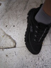 斯凱奇（Skechers）男士戶外登山鞋輕便耐磨提拉方便穿脫防滑運(yùn)動鞋舒適緩震 全黑色/BBK 41 曬單實(shí)拍圖