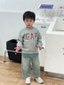 Gap【大小童同款】男女童2025秋季新款logo抓絨衛(wèi)衣兒童裝829305 灰色 110 /56(4-5歲) 曬單實(shí)拍圖