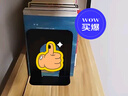離草 書立架書架桌上書擋板書靠書支架置物架隔書靠書板書隔板T型架子金屬鐵書立 靜謐黑（高17.2cm） 曬單實(shí)拍圖