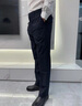 九牧王中年新款男紳士士西褲春秋中腰純色褲子商務(wù)戶外時(shí)尚 YDL-5018黑色 38 曬單實(shí)拍圖