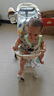 semmook遛娃神器可折疊嬰兒推車雙向手推車嬰兒車0-3歲溜娃神器一鍵收車 升級款加大輪【帶加大遮陽棚】 曬單實拍圖