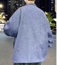 KARPAKER官方潮牌外套男女款春秋季翻領(lǐng)寬松休閑夾克大碼港風(fēng)舒適百搭衣服 黑灰（NE01） XL （推薦體重130-150斤） 曬單實拍圖