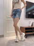 妙麗（Millies）品牌松糕厚底老爹鞋女輕便透氣網(wǎng)面鞋2025夏季新款百搭運動休閑鞋 灰粉 35 曬單實拍圖
