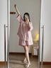 族瑪士（ZUMASHL）純棉短袖短褲睡衣女夏天小碎花網(wǎng)紅風(fēng)薄款夏季大碼家居服套裝春秋 M 【70-120斤/155-165CM】 曬單實拍圖