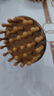 素陽(yáng)金絲檀木按摩梳子頭部經(jīng)絡(luò)梳多功能臉部頭皮按摩器28釘刷養(yǎng)生頭療 曬單實(shí)拍圖