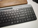 羅技（Logitech）時(shí)尚系列 K580 鍵盤(pán) 藍(lán)牙鍵盤(pán) 辦公鍵盤(pán) 無(wú)線鍵盤(pán) 便攜超薄鍵盤(pán) 筆記本鍵盤(pán) 平板鍵盤(pán) 星空灰 曬單實(shí)拍圖