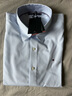 TOMMY HILFIGER【免燙肌理】25秋冬男裝商務(wù)休閑純色條紋長(cháng)袖襯衣襯衫外套 【條紋肌理】-藍白條紋0BA M （推薦：135-150斤） 曬單實(shí)拍圖