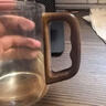 玻璃杯水杯泡茶杯耐高溫辦公室家用主人茶水杯馬克杯咖啡杯帶把手 【透明色】木語(yǔ)單杯400ml1只 曬單實(shí)拍圖