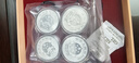 【現(xiàn)貨】 2023年中華傳統(tǒng)瑞獸金銀紀(jì)念幣  龍 鳳 麒麟 龜金銀幣 銀幣套裝（15克銀*4） 曬單實(shí)拍圖