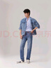 Levi's李維斯冰酷系列男士502經(jīng)典錐形美式復(fù)古休閑藍色牛仔褲 中藍色 30 (32) 曬單實拍圖