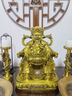 天祥緣 黃銅財神爺佛像擺件家用店鋪開業(yè)銅像比干文財神大號神像 35號八方來財財神爺 曬單實拍圖