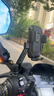 BZBC 電動(dòng)車(chē)手機(jī)支架自行車(chē)踏板摩托車(chē)外賣(mài)騎手防震導(dǎo)航后視鏡騎行手機(jī)支架 曬單實(shí)拍圖