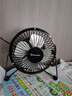 賽億USB風寶小風扇金屬小電扇電風扇小臺扇小型風扇迷你臺式學生宿舍床頭辦公室靜音桌面電風扇FB4-01 曬單實拍圖