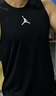 Jordan男子喬丹 籃球背心 透氣吸汗 字母Logo 運(yùn)動(dòng)服892072-010黑L 曬單實(shí)拍圖