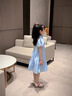 G.DUCKKIDS小黃鴨童裝女童連衣裙夏裝兒童洋氣學(xué)院風(fēng)夏季女孩短袖公主裙子 泡泡袖學(xué)院風(fēng)裙 120 (建議105-115cm 4-5.2周歲) 曬單實(shí)拍圖