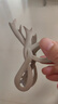 優(yōu)家UPLUS磨砂蝴蝶結(jié)大號(hào)抓夾2個(gè)發(fā)夾后腦勺盤發(fā)夾鯊魚夾發(fā)卡 曬單實(shí)拍圖