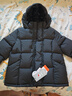 保姆鵝 兒童羽絨服短款連帽聚暖童裝男女童防風(fēng)御寒加厚外套冬[NG2860] 炭黑 140 曬單實(shí)拍圖