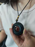 吉照堂天然正品黑曜石吊墜時來運轉(zhuǎn)項鏈送男女士生日禮物轉(zhuǎn)運護(hù)身符掛件 【烏金黑曜石】時來運轉(zhuǎn)吊墜 曬單實拍圖