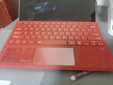 微軟Surfacepro 8 9 X/10/11藍(lán)牙鍵盤蓋Pro 7654超薄無線磁吸鍵盤 Pro3/4/5/6/7【波比紅】背光 曬單實(shí)拍圖