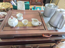 整塊烏檀木茶盤套裝實(shí)木全自動(dòng)一體電磁爐燒水泡茶臺(tái)功夫茶具托盤 清正（75*45*5cm）【無(wú)茶爐】 曬單實(shí)拍圖