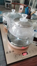 益茶福全自動上水電熱水壺底部上水嵌入式茶臺功夫茶燒水壺飲水燒水一體機抽水玻璃煮茶壺保溫泡茶壺 SQ-008金色玻璃套裝 1L 曬單實拍圖