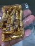 純六角項鏈不掉色沙金項鏈 男士霸王金項鏈 黃銅鍍金項鏈 粗7MM60cm 曬單實拍圖