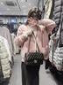正品名牌包包女2025新款潮時尚真皮單肩斜跨cf小香風菱格鏈條女包 金色大號 曬單實拍圖