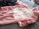 華夏琪馨情侶睡袍女冬保暖加厚浴袍男卡通長(zhǎng)袖可愛(ài)情侶裝家居服 長(zhǎng)耳兔睡袍 L 曬單實(shí)拍圖
