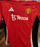JY25-26 Manchester United Jersey T-Shirt 曼聯(lián)球衣足球服T恤隊服 2526白曼聯(lián)訓練服 M 曬單實(shí)拍圖