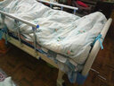樂(lè )馳鋁護雙搖護理床多功能護理床癱瘓老人手搖病床醫用床醫院診所床 套餐四：靜音輪裸床+床墊+鋁護欄 曬單實(shí)拍圖