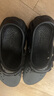 卡駱馳（crocs）洞洞鞋男女鞋波波Clog一腳蹬穿休閑沙灘鞋涼拖鞋207937-001 M9W11 曬單實(shí)拍圖