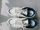 回力女鞋秋冬厚底老爹鞋女休閑鞋百搭休閑鞋 白深藍 37 曬單實(shí)拍圖