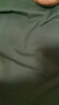 立蒙（LIMENG）男女裝素色180g全棉短袖t恤圓領(lǐng)寬松體恤打底衫 墨綠 2XL 曬單實(shí)拍圖