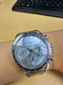 歐米茄（OMEGA） 瑞表超霸系列自動機械天文認證中性腕表38mm 鋼帶淡藍盤324.30.38.50.03.001 曬單實拍圖