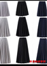 柒十念夏季JK制服裙百搭學(xué)院風(fēng)校服班服黑色百褶a短裙中長(cháng)款半身裙 藏青裙長(cháng)80CM) L 170 曬單實(shí)拍圖
