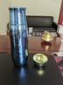 TAIC太可純鈦保溫杯高檔燜茶杯茶水分離茶具便攜禮品高檔父親節日禮物 瀚海藍390ml 曬單實(shí)拍圖
