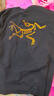 ARC'TERYX始祖鳥(niǎo) KRAGG COTTON LOGO SS 透氣 男子 棉質(zhì)短袖T恤 24K BLACK/黑色 XL 曬單實(shí)拍圖