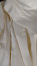 嫚熙（EMXEE）【新品】秋冬哺乳衣外出純棉孕婦自帶胸墊睡衣月子服產(chǎn)后家居服 【可拆卸杯墊】奶昔黃 L 曬單實(shí)拍圖