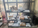 【官微旗艦】貨架置物架家用多層落地儲物架倉儲客廳展示架陽臺收納架貨物架子 【通立柱加厚】四層160cm高 【黑色加厚】長100寬45cm 曬單實拍圖