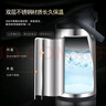 天喜（TIANXI）氣壓式保溫壺家用大容量熱水瓶開水瓶玻璃內(nèi)膽暖瓶按壓式暖壺壓力 黑色【不銹鋼內(nèi)膽】 3L 曬單實(shí)拍圖