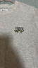 izzue  it潮牌雙紗棉短袖t恤夏季男士街頭寬松五分袖男生時尚潮流半袖T 曬單實拍圖