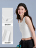 森馬（Semir）背心女短款蝴蝶結(jié)溫柔夏季2025時(shí)尚緊身繡花圓領(lǐng)上衣109325102001 曬單實(shí)拍圖