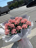 赟婭lE高難度玫瑰花積木花束拼裝永生花玩具520七夕送女神節(jié)生日禮物 18支粉玫瑰【深深的愛(ài)】不含花紙 曬單實(shí)拍圖